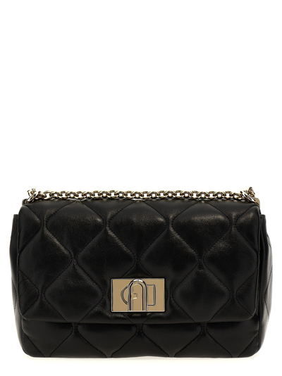 Furla 1927 S Crossbody Bag In Black