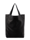 Saint Laurent Men's Ysl Shopping Tote Bag In Black