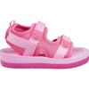 MOLO FUCHSIA SANDALS FOR BABY GIRL WITH LOGO