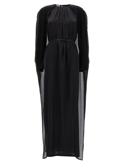 DI.LA3 PARI' CAPE DRESS