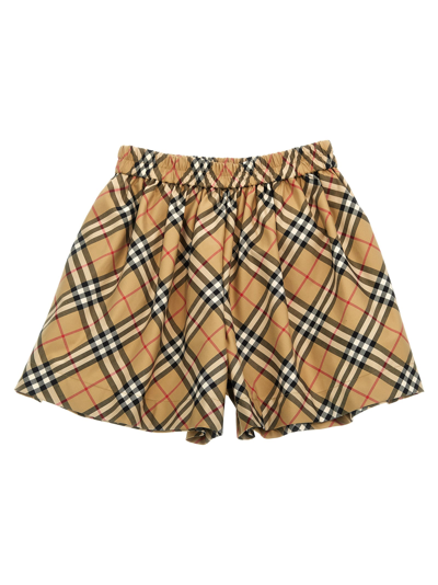 Burberry Kids' Marcy Bermuda Shorts In Beige