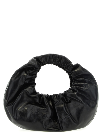 Alexander Wang Crescent Small Handbag In Black
