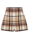 ZIMMERMANN MATCHMAKER CHECK DANCE SHORTS