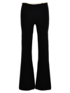 Alexander Wang Erino Wool Bootcut Pants In Black