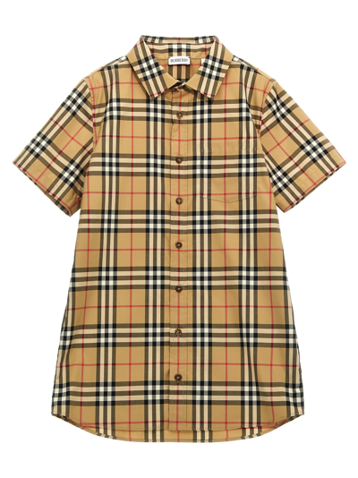 Burberry Kids' Owen Shirt In Beige