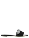 Giuseppe Zanotti Tesy Crystal-embellished Glossed Slides In Black