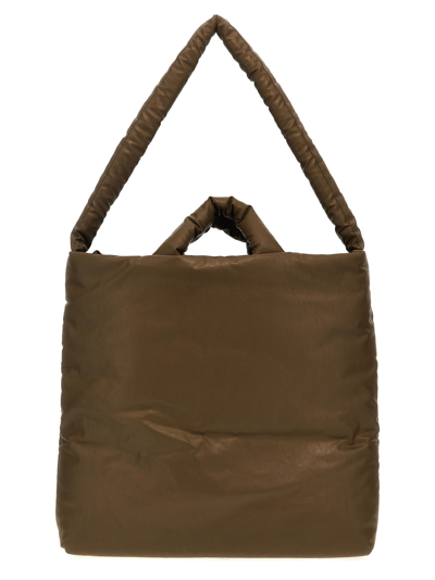 Kassl Editions Pillow Medium Shopping Bag In Brown