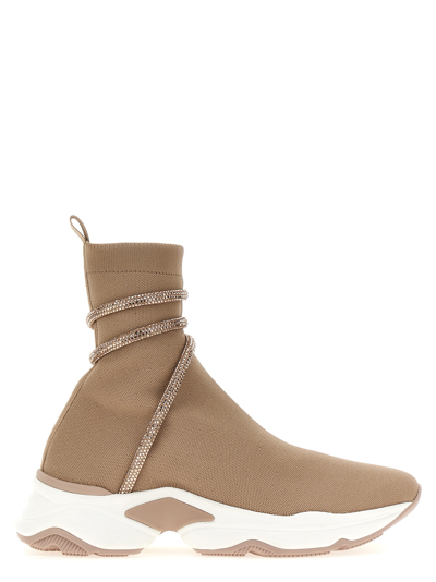 René Caovilla Cleo Running Sneakers Beige In Cream