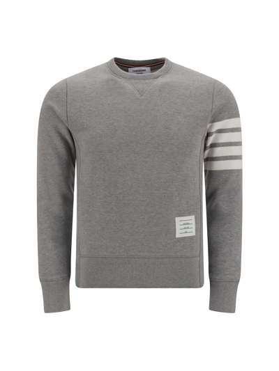 Thom Browne Sweatshirt In Light Grey