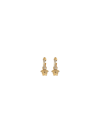 Versace Crystal La Medusa Hoop Earrings In Oro -crystal