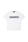 Dsquared2 D2t971u Relax-eco T-shirt Dsquared Organic Cotton Jersey Crewneck T-shirt With Logo In White
