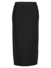 Herve Leger Icon Bandage Pencil Skirt In Black