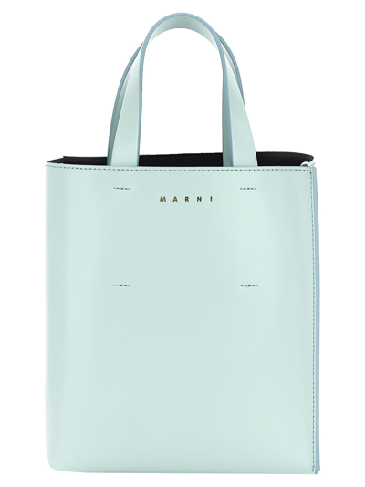 Marni Museo Mini Handbag In Light Blue