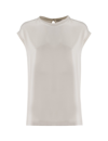 Brunello Cucinelli Top In Warm White