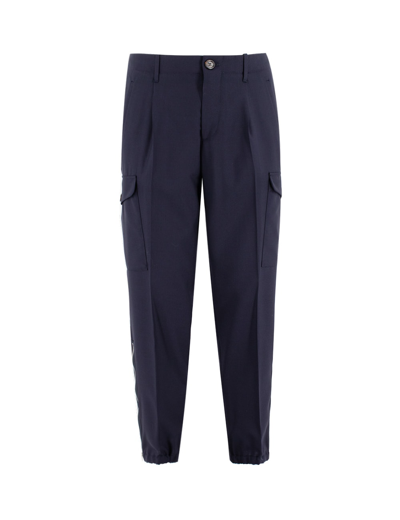 Brunello Cucinelli Trousers In Navy