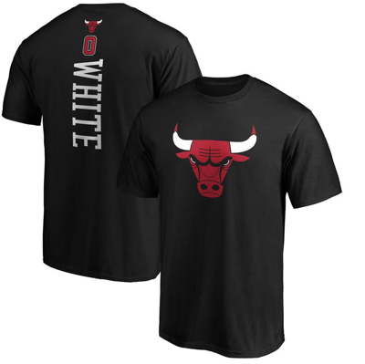 Fanatics Branded Coby White Black Chicago Bulls Playmaker Name & Number Team T-shirt