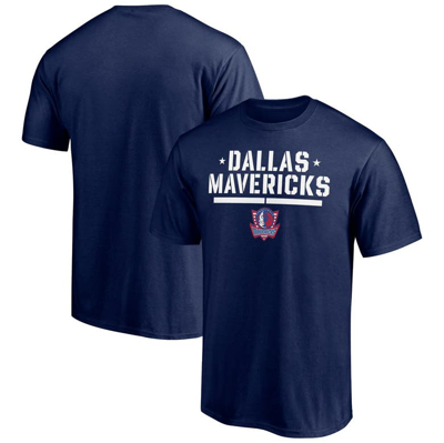 Fanatics Branded Navy Dallas Mavericks Hoops For Troops Trained T-shirt