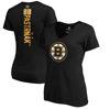Fanatics Branded David Pastrnak Black Boston Bruins Playmaker V-neck T-shirt In Black