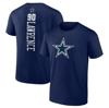 FANATICS FANATICS BRANDED DEMARCUS LAWRENCE NAVY DALLAS COWBOYS PLAYMAKER T-SHIRT