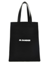 Jil Sander 'flat Shopper' Medium Shopping In Black