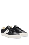 HUGO BOSS CUPSOLE TRAINERS WITH CONTRAST BAND