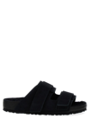 Birkenstock Uji Suede Tekla Sandals In Black
