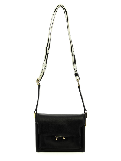 Marni Tracolla Trunk Mini In Black