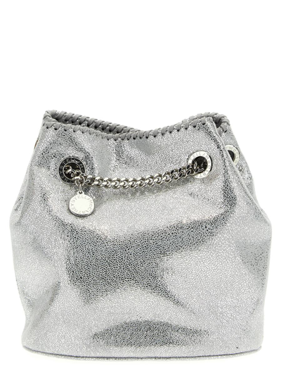 Stella Mccartney 'falabella' Bucket Bag In Silver