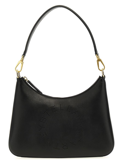 Stella Mccartney 'logo' Small Shoulder Bag In Black