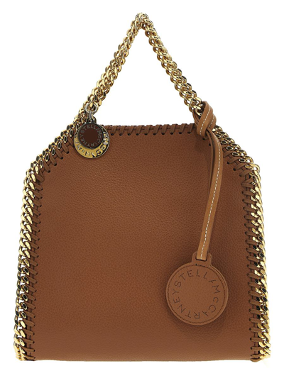 Stella Mccartney Micro 'falabella' Handbag In Brown