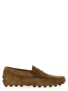 Tod's Gommino Suede Leather Loafers In Brown