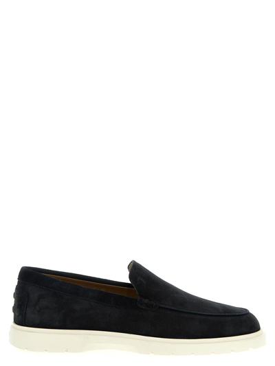 Tod's 'pantofola' Loafers In Blue