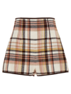 Zimmermann Multicolor Matchmaker Check Dance Shorts In Multicolor