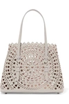 ALAÏA Small laser-cut leather tote