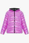 Moncler Narlay Hooded Quilted Ripstop Down Jacket In Pink