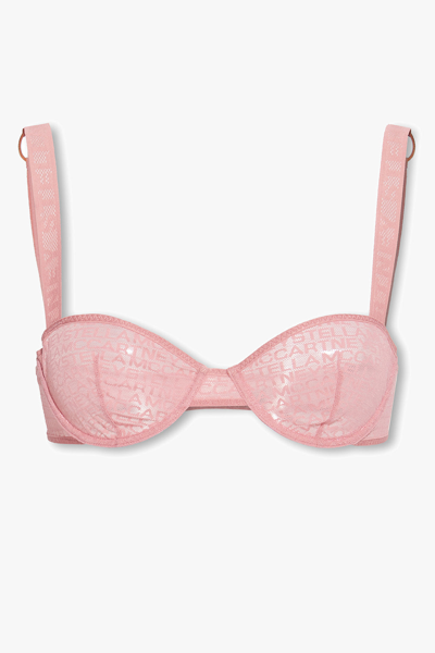 Stella Mccartney Logo Pattern Bra In New