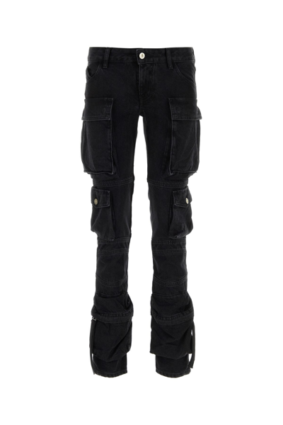 ATTICO THE ATTICO BLACK DENIM JEANS