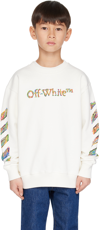 OFF-WHITE KIDS WHITE SKETCH SWEATSHIRT