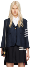 THOM BROWNE NAVY 4-BAR BLAZER