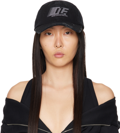 Dion Lee Black Dl Electric Denim Cap