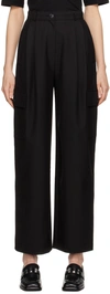 The Frankie Shop Black Maesa Trousers In Black