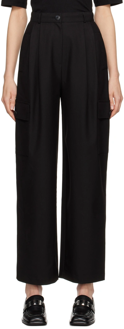 The Frankie Shop Black Maesa Trousers