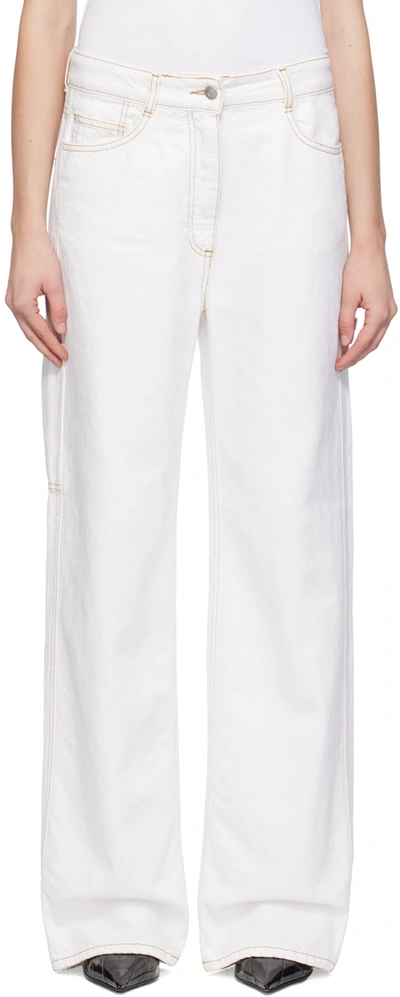 Saks Potts White Salma Jeans In 12023 White