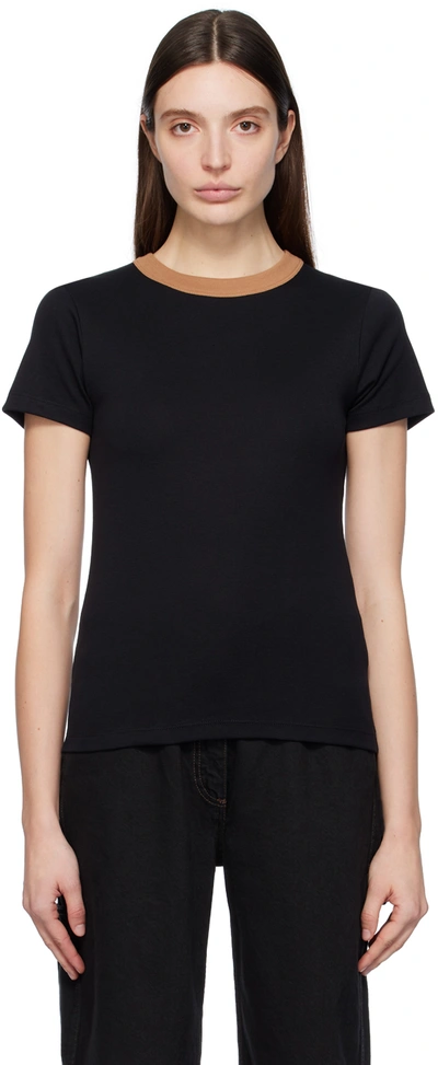 Saks Potts Kiki Organic-cotton Jersey T-shirt In Black