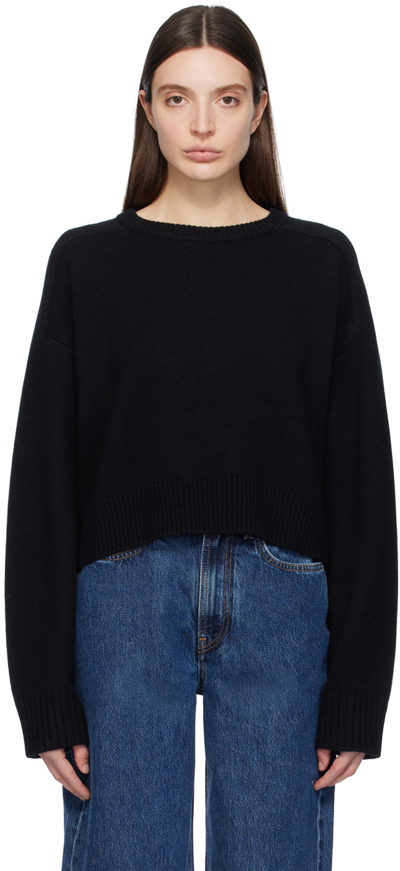 Loulou Studio Black Bruzzi Jumper