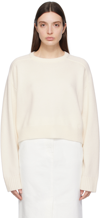 Loulou Studio Off-white Bruzzi Sweater