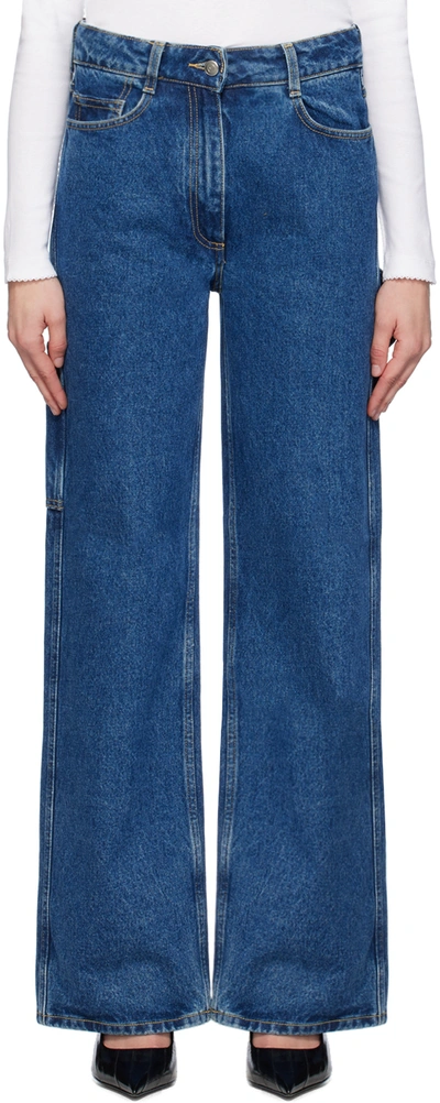 Saks Potts Blue Salma Jeans In Indigo Blue