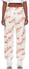 KENZO OFF-WHITE KENZO PARIS VERDY EDITION SWEATPANTS