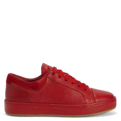 Giuseppe Zanotti Gz-city Logo-patch Sneakers In Red