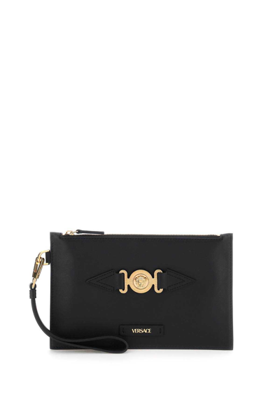 Versace Medusa Biggie Pouch In Black